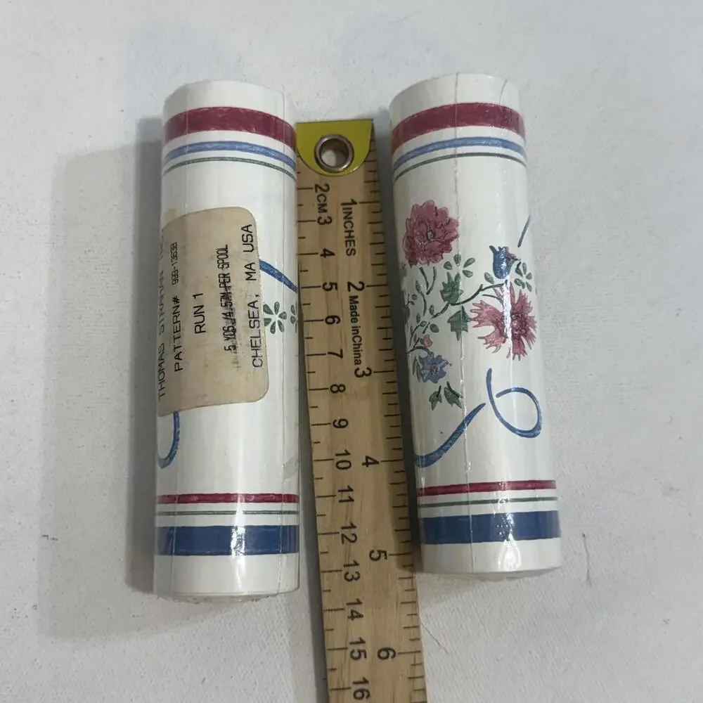 Vintage Thomas Strahan Inc Border Wallpaper‎ Pattern 999-13638 (2) New Rolls